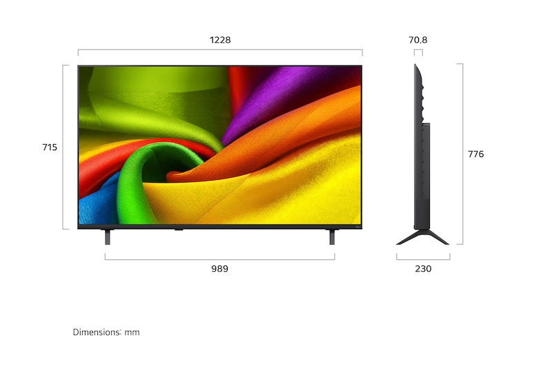 139 cm (55) LG NANO 4K UHD AI TV NU880 2026