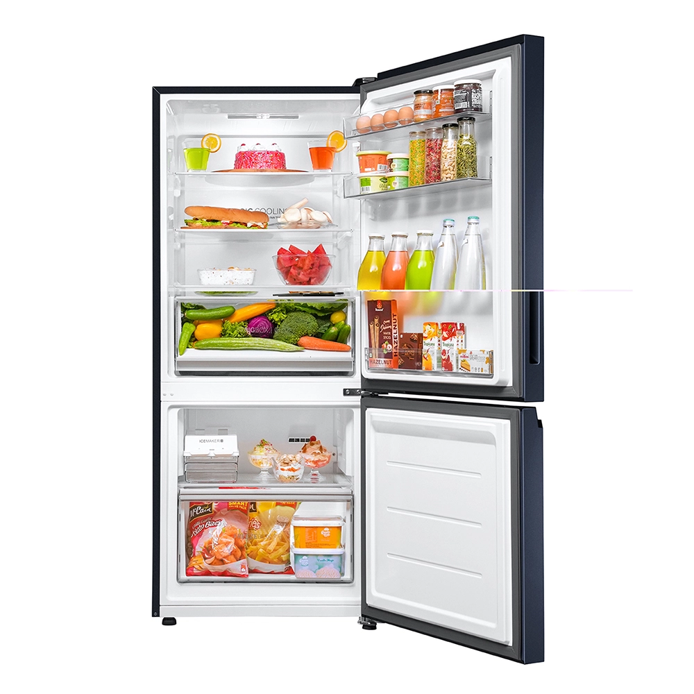 Haier 355L 2 Star Graphite Black Bottom Mount Refrigerator