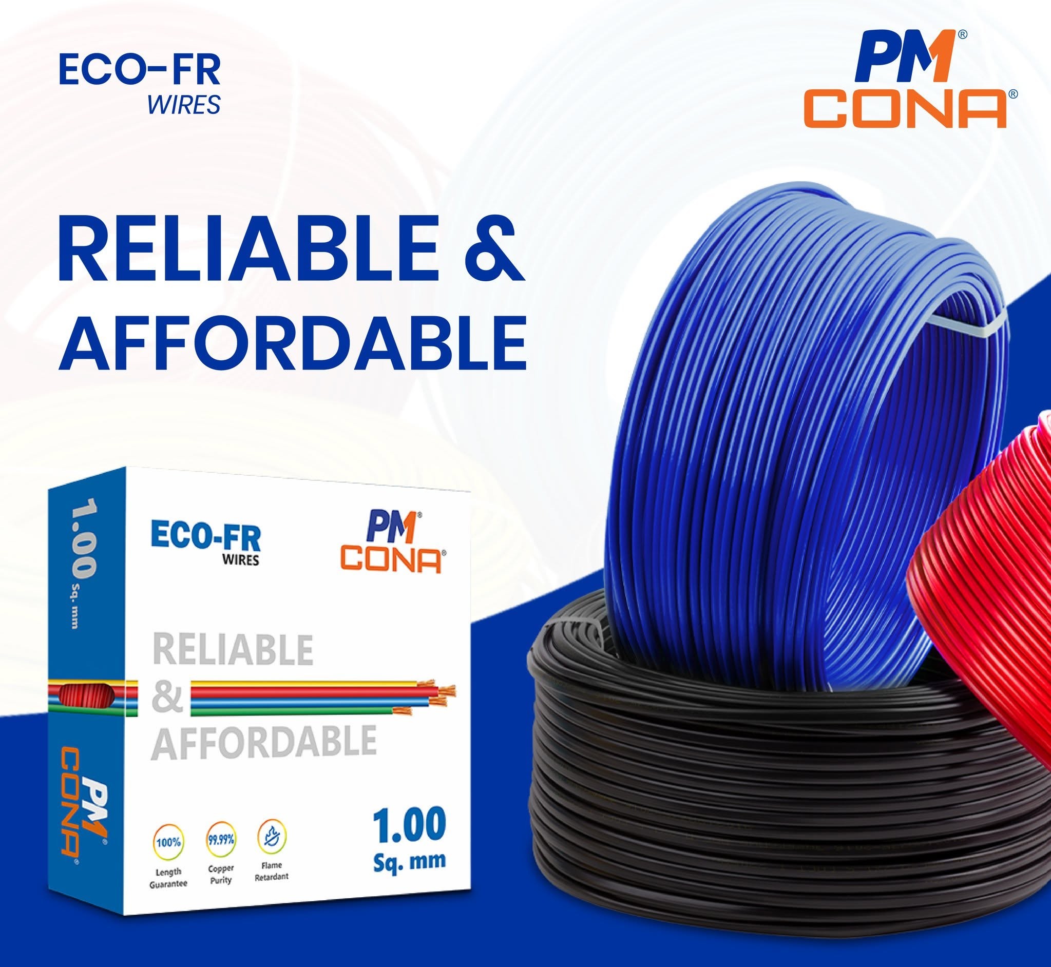 PM CONA FR 1 Red Plain copper Type C (HR)