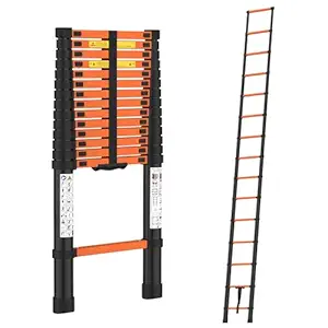 Telescopic Ladder, 4.4m / 14 Ft, 15 Steps