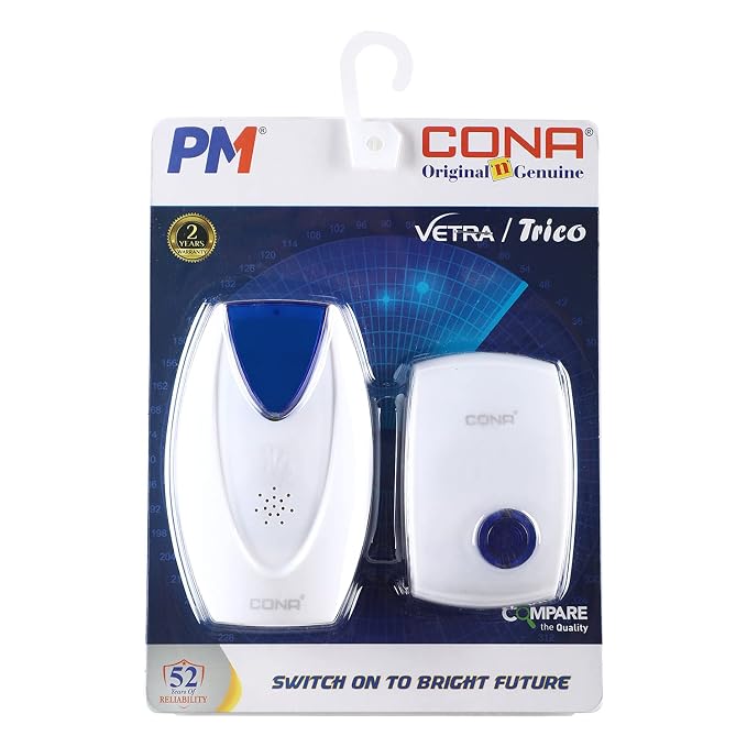 CONA Vetra 3256 D.C. Wireless Door Bell with 32 melodies for selection